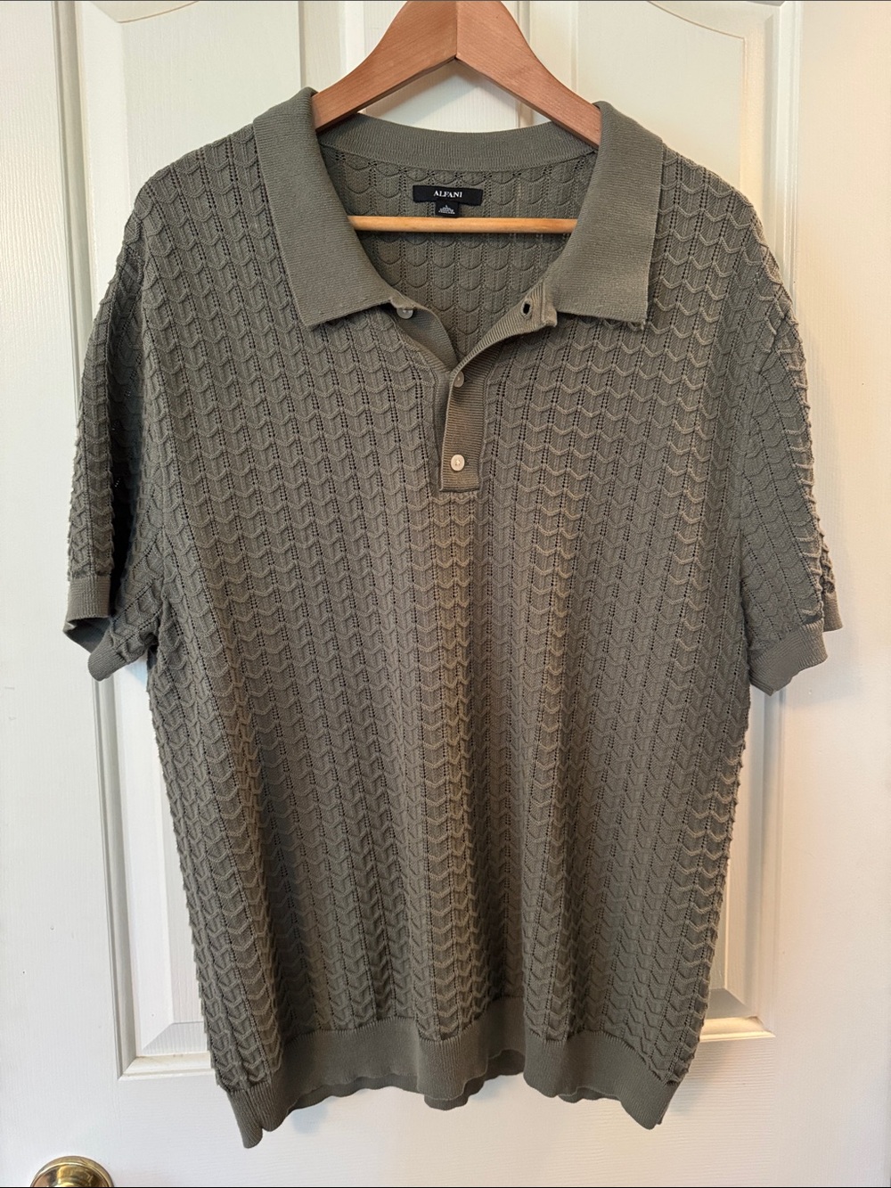 Green Knit Polo